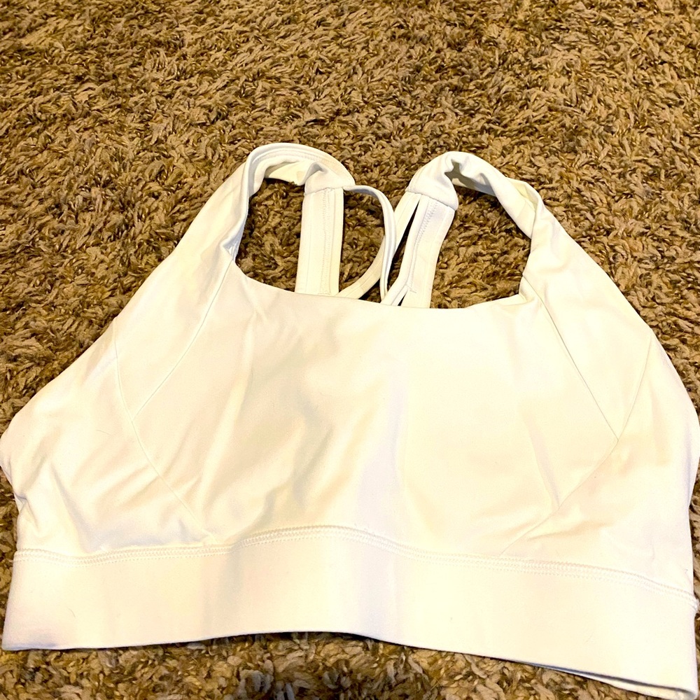 ToughMode white strappy bra. Size small. Worn once.